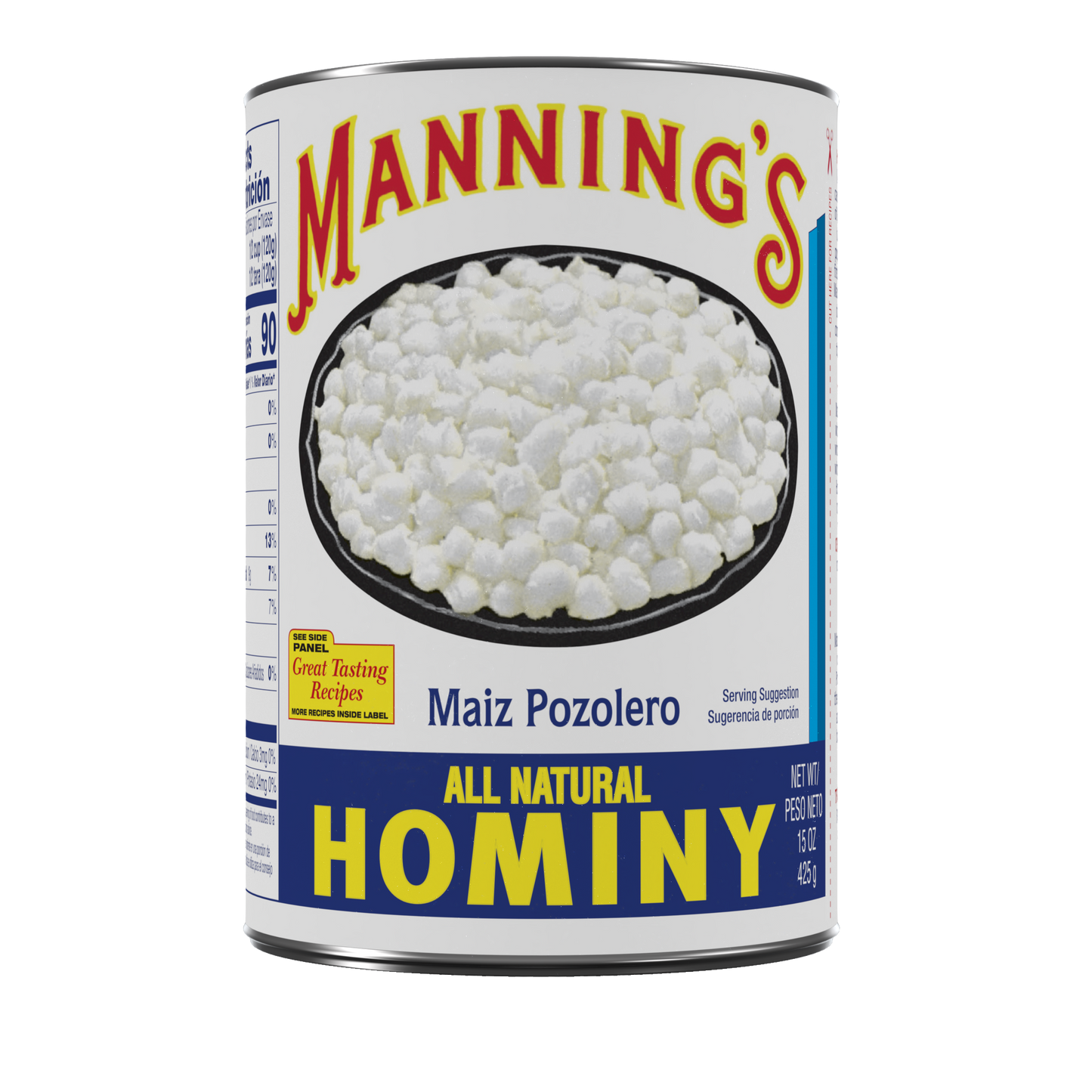 Manning's Homestyle Hominy (15oz, 12 pack)