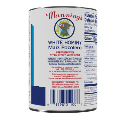 Manning's Homestyle Hominy (15oz, 12 pack)