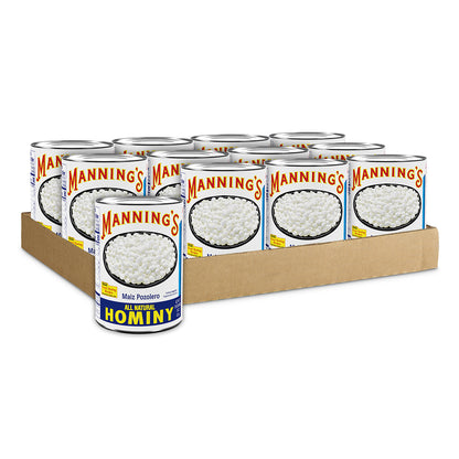 Manning's Homestyle Hominy (15oz, 12 pack)